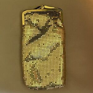 Vintage Whiting & Davis Elegant Gold Clutch